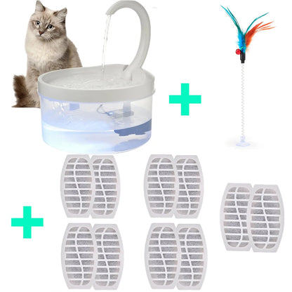 Pet Water Fountain With LED Light water level