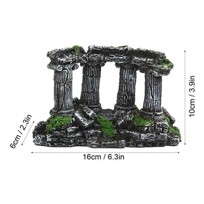 Artificial Rome Stone Landscaping Accessories For Fish Tank