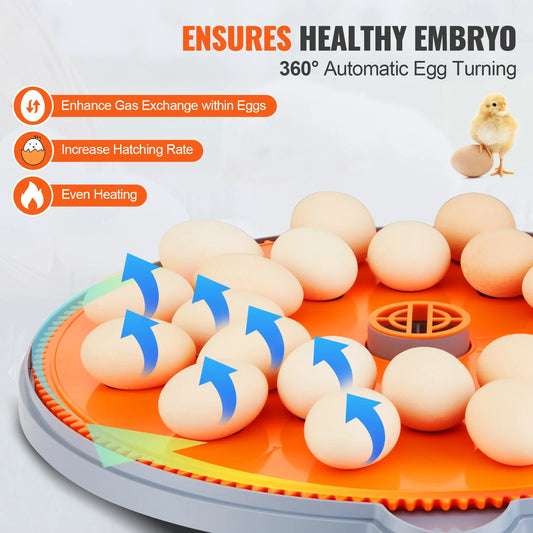 Automatic Egg Incubator with Temperature Humidity Control