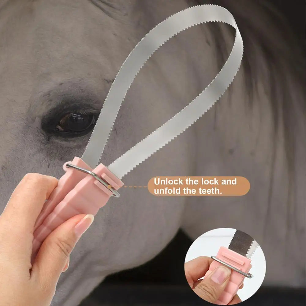 Horse Brush Scraper For Sweat Metal Comb Design