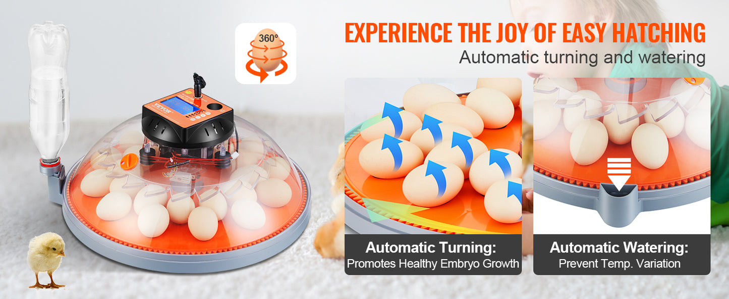 Automatic Egg Incubator with Temperature Humidity Control